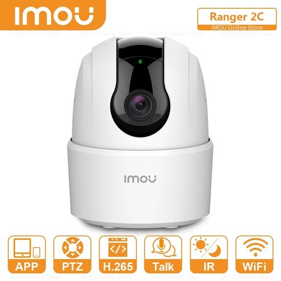 Imou Ranger 2C – Intelligente 1080p-Überwachungskamera mit Personenerkennung, Nachtsicht und kabellosem WLAN für die Heimsicherheit