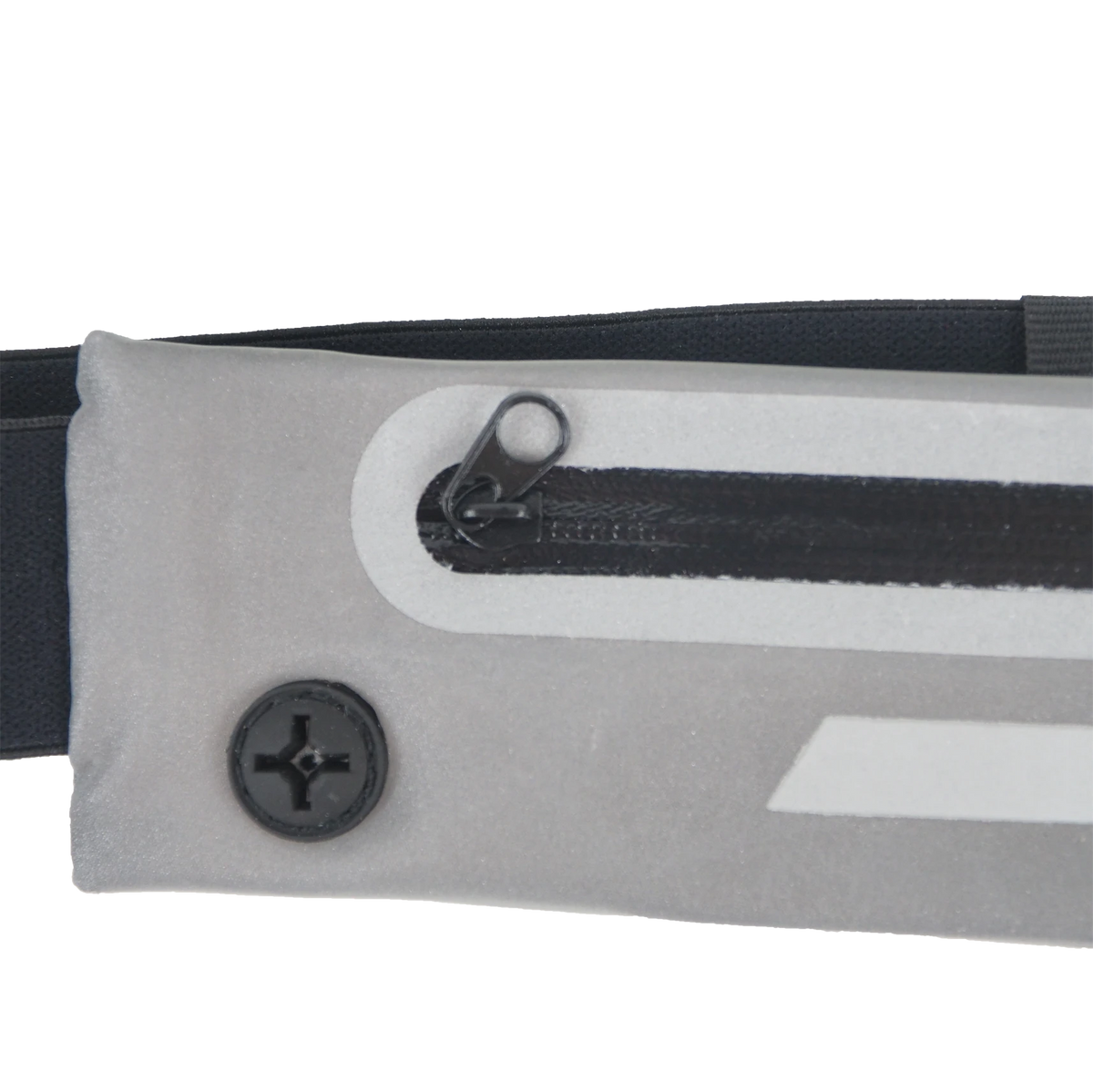 GoZone Full Reflective Body Slimline Hüfttasche mit Reißverschlussfach – Tragbare Handyhalterung