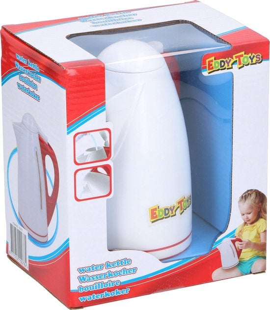 Eddy Toys Wasserkocher Rot/Weiß 15 cm