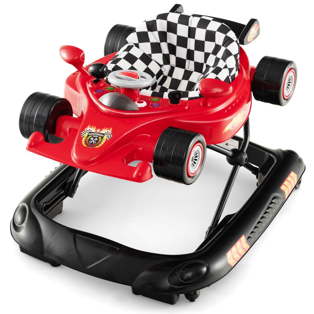 Coast 4-in-1-Lauflernwagen – höhenverstellbar – abnehmbares Spielbrett – rosa
