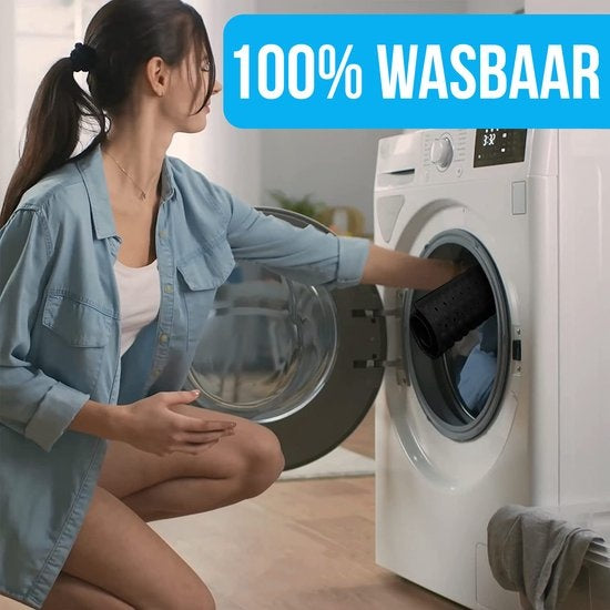 Avalo Badematte / Antirutschmatte Dusche - 53x53CM - Schwarz - Mit Saugnäpfen - Duschmatte Antirutsch für Dusche - Badematte