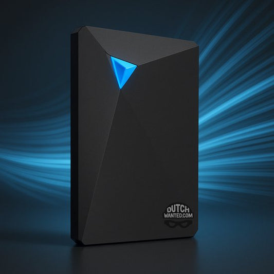 Dutch Wanted Space - Externe Festplatte - Festplatte - Schnelle Schreibgeschwindigkeit - 1TB Solid State Storage - Plug and Play - Tragbarer Speicher - Externer Speicher PC oder Laptop - USB 3.2 - Festplattenerweiterung
