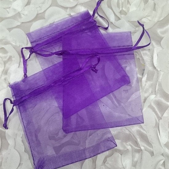 Faas Organza-Partysäcke - 100 Säcke - 10 Farben