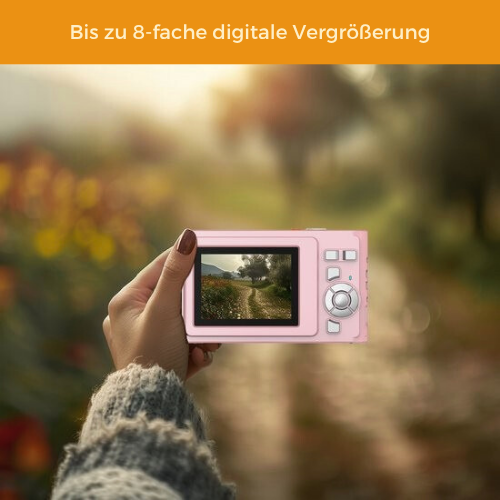 Denver - DCA4811P - Digitalkamera - Full HD - 48MP - Foto & Video - Rosa