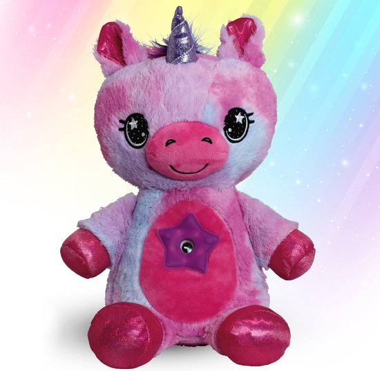 StarBelly Dream Lites – Magisches Einhorn – Kuscheltier – Sternenprojektor – Nachtlicht – Kinder