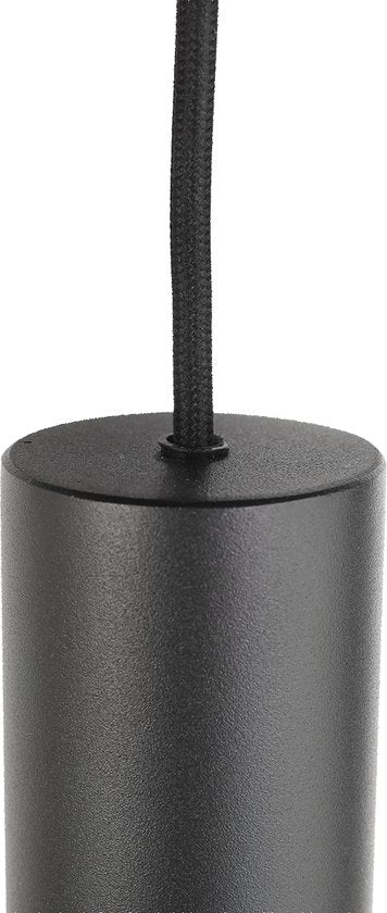 Steinhauer - Pendelleuchte - Reflexion - schwarz - Glas Metall - Designleuchte - E27_GU10 - 3796ZW