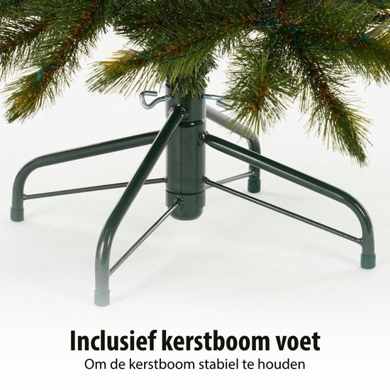Triumph Tree Forrester Weihnachtsbaum – Kunstbaum mit naturgetreuem Design – Weihnachtsdekoration für den Innenbereich – Kunststoffbaum mit dichten PVC-Nadeln – H 185 x Ø 109 cm – Grün