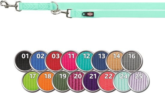 Trixie Hundeleine Premium Einstellbar Schwarz