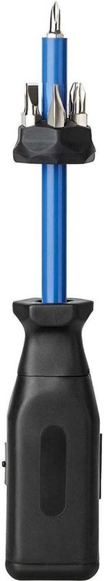 Kinzo Multibit-Schraubendreher - Multi-Schraubendreher - mit Bits und Steckschlüsselsatz - Teleskopmagnet - 20-teilig