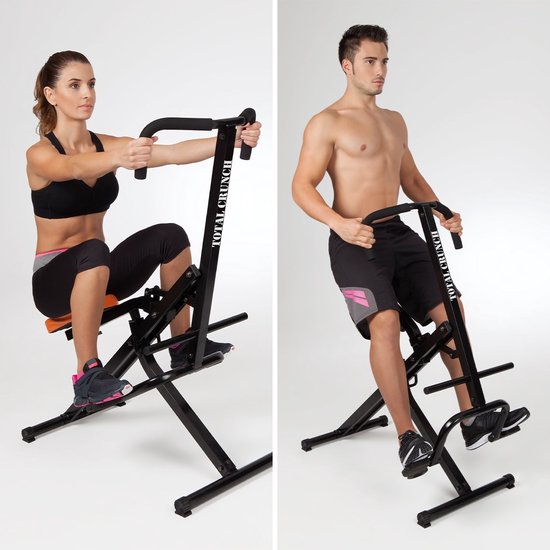 TOTAL Crunch Heimtrainer – Fitnessgerät – Bizeps, Latissimus, Bauch, Schultern, Rücken und Deltamuskeln – leichtes Cardiotraining – Versandhandelsausführung