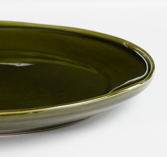 Mica Decorations Rhea Essteller - Ø28 cm - Keramik - Grün