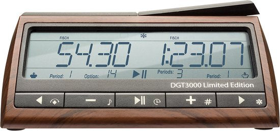 DGT 3000 Limited Edition Schachuhr – 25-jähriges Jubiläum – Bedienungsanleitung in 6 Sprachen