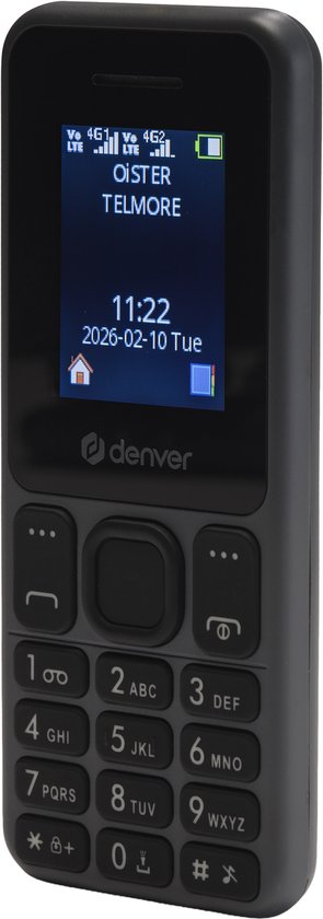 Denver Senioren-Handy 4G – GSM – Smartphone-frei aufwachsen – FM-Radio – Dual-SIM – SIM-Lock-frei – Modell 2026 – FAS1880L