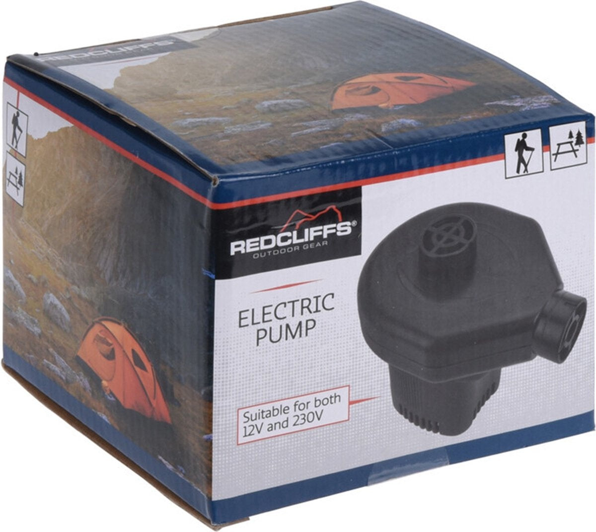 Redcliff Elektrische Luftpumpe 12v/230v