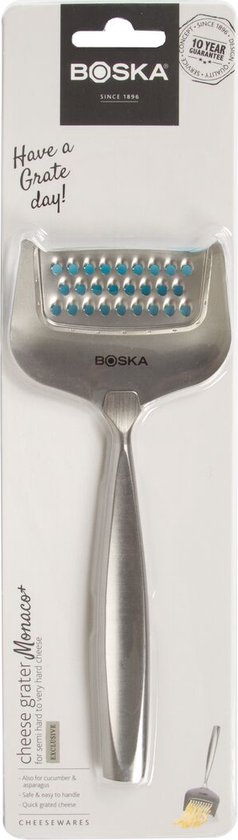 Boska Käsereibe Monaco+ - Käsereibe - Gemüsereibe - Käsereibe - Edelstahl - Spülmaschinengeeignete Reibe - Küchenutensilien - Küchenzubehör - 10 Jahre Garantie
