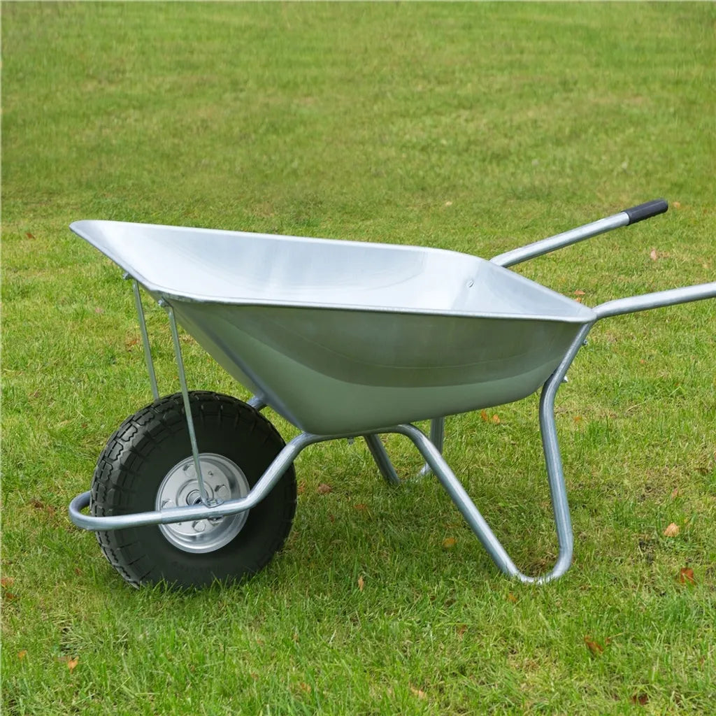 Yaheetech Massive PU-Räder, 2er-Set – Ø 255 x 80 mm – Pannensichere Transportwagenräder mit 16-mm-Achse