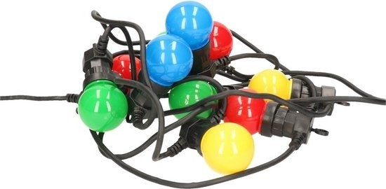Partybeleuchtung 10 farbige LED-Birnen - 8 Lichtfunktionen