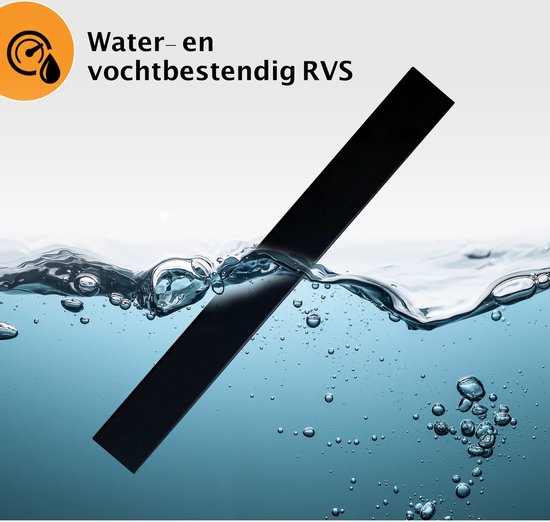 Volcan Messermagnet - 3M Tape - Magnetischer Messerhalter - 40CM - Industrie - Messerhalter Selbstklebend - Edelstahl