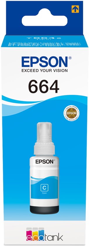 Epson T6642 EcoTank Tintenflasche (Cyan)