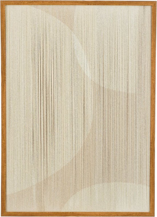 Mica Dekorationen Wanddekoration Kreis - L50 x B60 x H3 cm - Beige