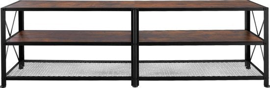 tectake - TV-Schrank - Indianapolis - industriell dunkelbraun - 404543
