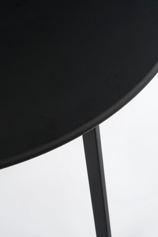 Mica Decorations Seatle Outdoor Beistelltisch - H38 x Ø58 cm - Metall - Schwarz