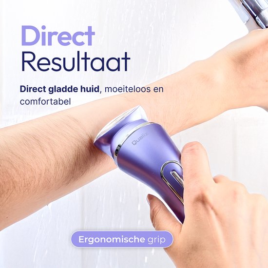 7-in-1-Ladyshaver – Epiliergerät für Damen – IPX 7 wasserdicht – Wiederaufladbar – Bikini-Trimmer – Intimrasierer für Damen – Ladyshaver für Frauen – Epilierer – Trimmer für Damen – Qualiz®