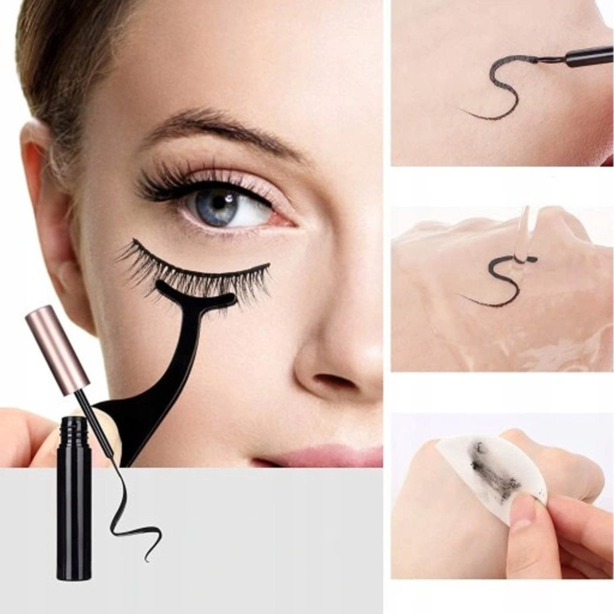 Magnetische Wimpern - Eyeliner & Pinzette - Wimpern Extension - 3 Paar Nepwimpers - Lashes Set - Rheme