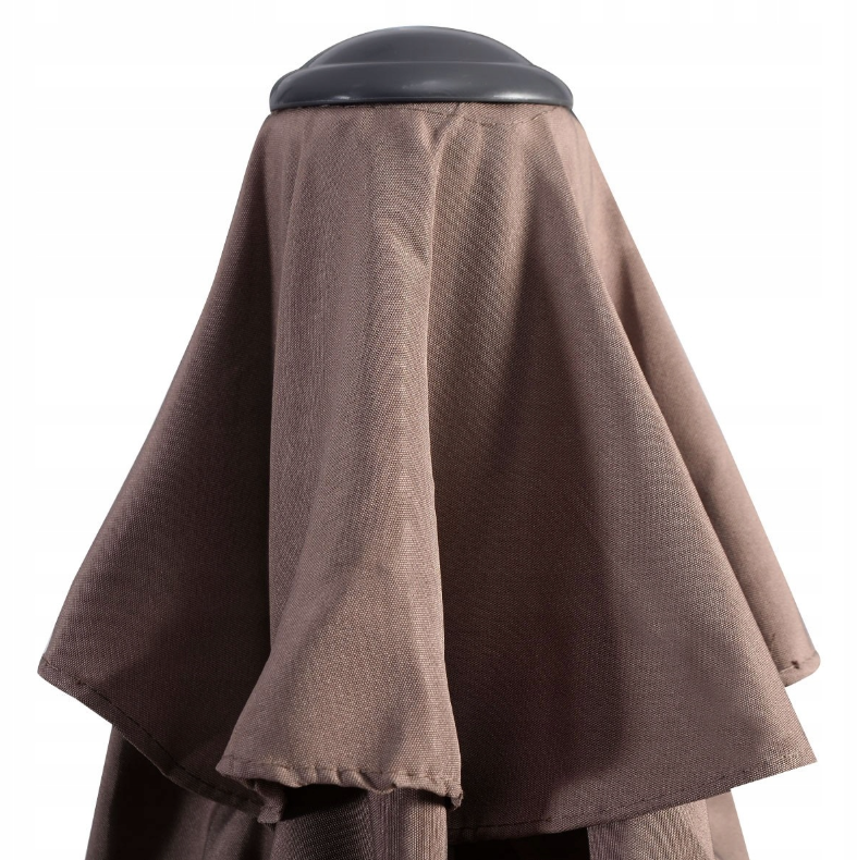 Coast Large Garden Parasol Brown 270 x 235 cm - Stabiler und stilvoller Schutz vor der Sonne