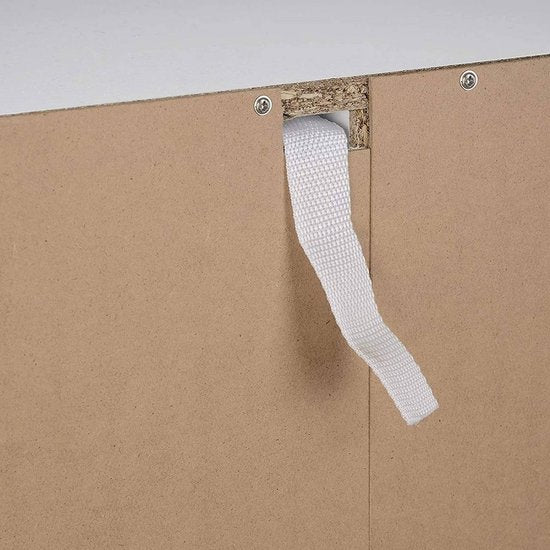 Woltu Bücherregal acht Fächer - 60 x 121 x 29,5 cm - MDF weiß - modular - modern