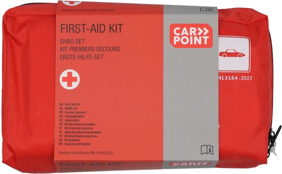 Carpoint 43-teiliger Erste-Hilfe-Koffer DIN 13164:2022