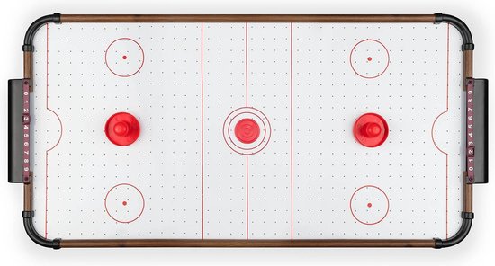 Toyrific Air Hockey Tisch 27 Zoll Braun 5-teilig