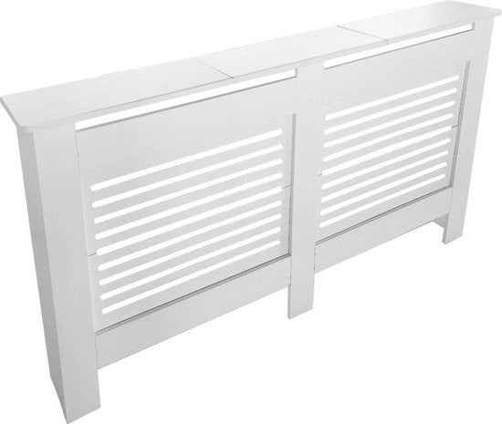 Heizkörperverkleidung - Heizungsverkleidung - Heizkörperverkleidung - 172 cm x 82 cm - weiß