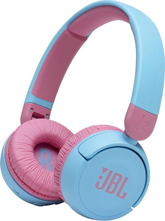 JBL JR310BT Kids – Kabellose On-Ear-Kopfhörer – Blau/Rosa