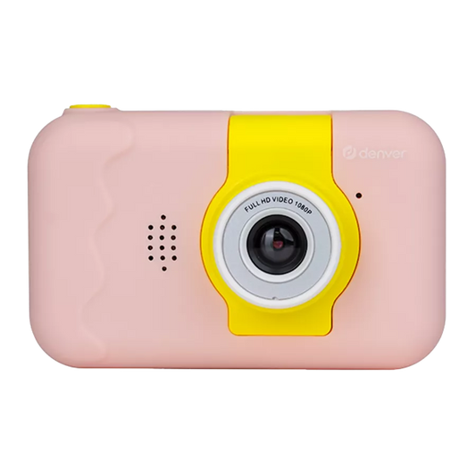 DENVER KCA-1350ROSEMK2 Kinder-Digitalkamera - Pink, 2" LCD, 40MP, 4x Zoom, 1080p Video, 12,5 x 6 x 3 cm