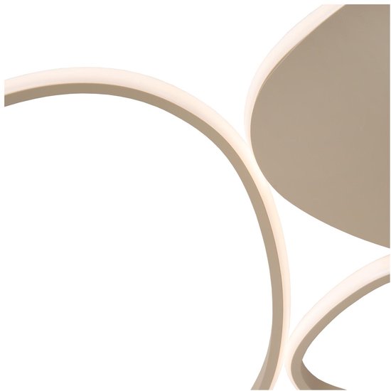 Lucide SAMLING – Deckenleuchte – LED, dimmbar – CCT – 1x30 W, 2700 K/4000 K – Taupe