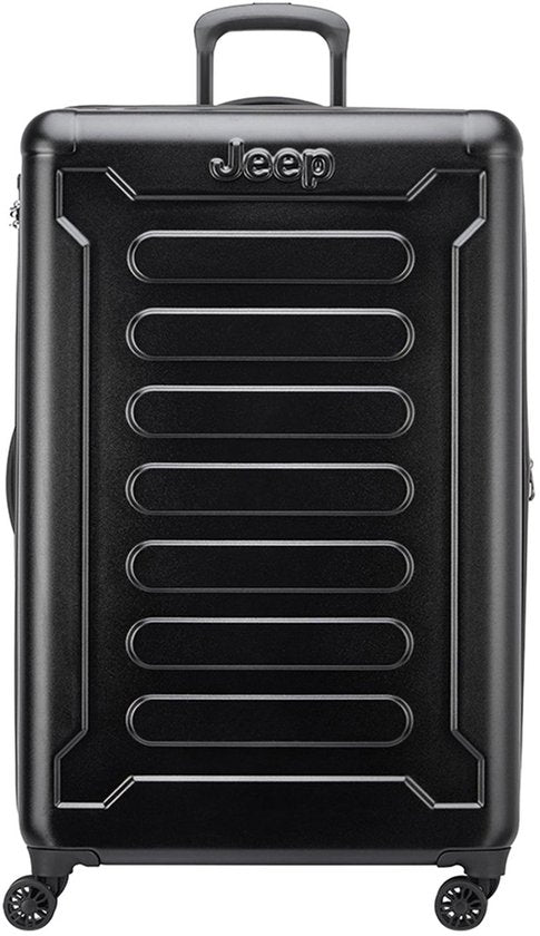 Jeep-Koffer Extra Large 80 cm, erweiterbar, schwarz