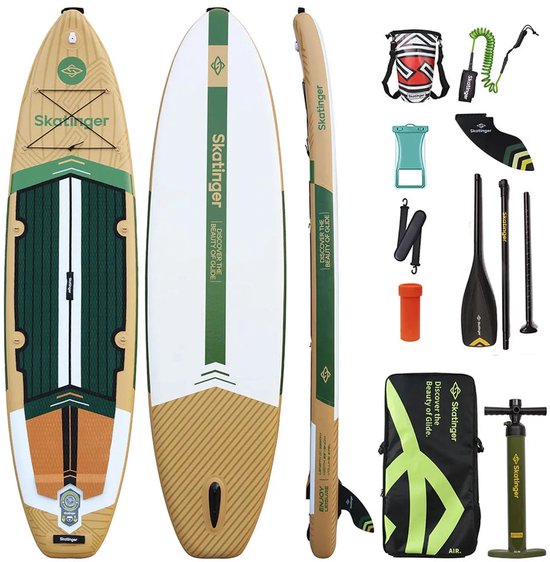 Skatinger Peninsula Trojan Horse aufblasbares Touring-SUP-Board – Komplettpaket