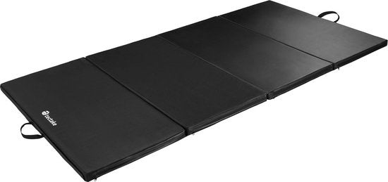 tectake - Gymnastikmatte - Abmessung 240 x 120 x 5 cm - schwarz - 403638