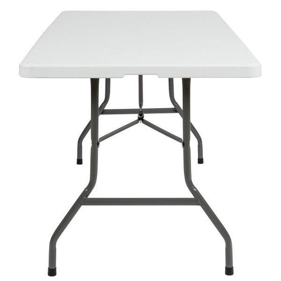tectake - Campingtisch - Klapptisch - Kunststoff - Abmessung 183 x 76 x 74cm - weiß