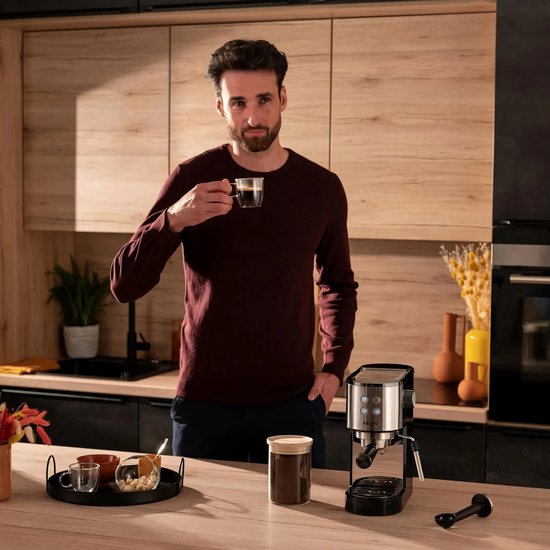 Krups Virtuoso Essential XP4418 Espressomaschine – Schwarz