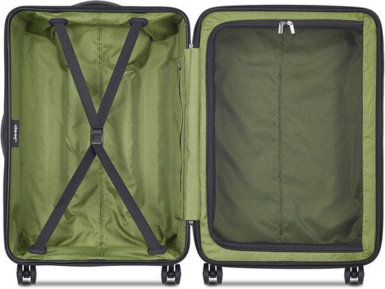 Delsey JH004C 68 cm erweiterbarer Reisekoffer – Blau