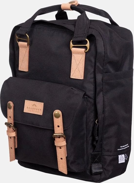 Doughnut Laptop-Rucksack / Rucksack / Schultasche - 14 Zoll - Macaroon Reborn 14 - Schwarz