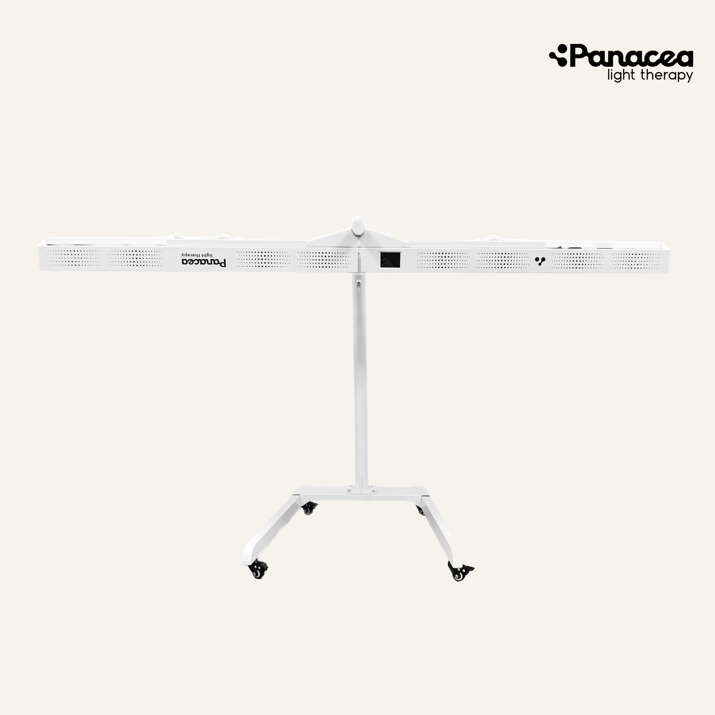 Panacea Light Therapy Mobile Panel Stand - Verstellbare Höhe bis zu 160 cm - Max. 20 kg - Metall - Weiß