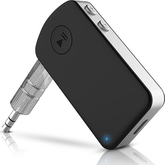 Strex Bluetooth-Empfänger - BT 5.0 - 3.5MM AUX - Bluetooth-Empfänger - Freisprecheinrichtung - Bluetooth-Audio-Empfänger - Bluetooth Auto über AUX