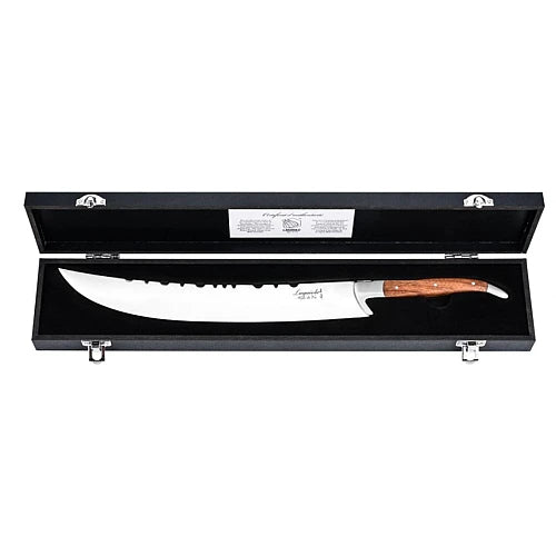Style de Vie Laguiole Champagnersäbel – 44 cm – Braun – Mit schwarzer Schatulle
