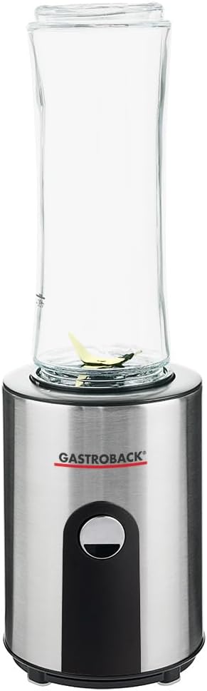 Gastroback 41033 Design Smoothie-Mixer Mix & Go – 0,6 Liter – 300 W – Edelstahl