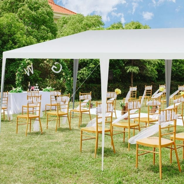 Küste Partyzelt Pavillon Wasserdicht - 3m x 6m - Weiß