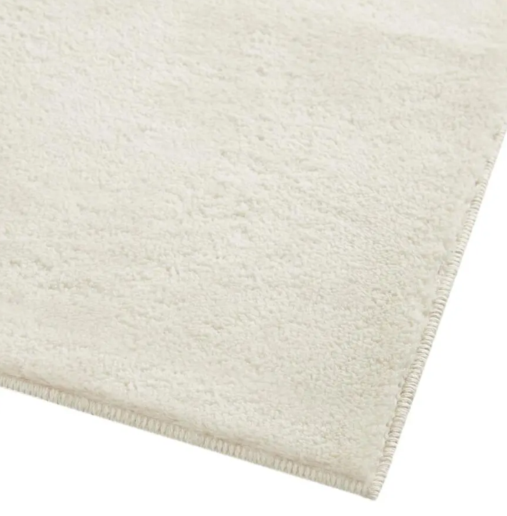 tectake Soft Zone Teppich - Kurzflor - Extra weich - Creme - 200 × 290 cm