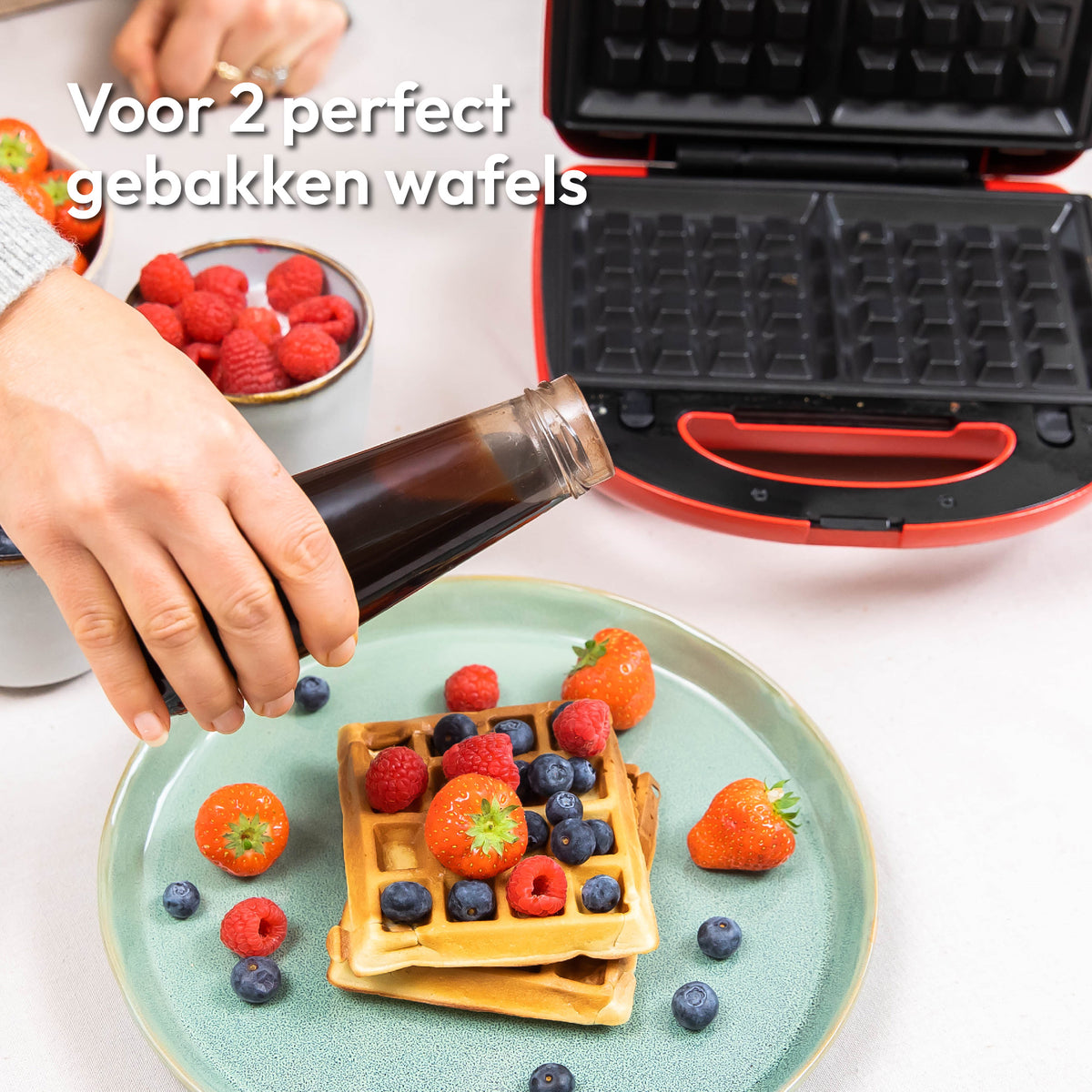 Gadgy Toasti-Gerät - Waffeleisen - Grillgerät - 3 in 1 - austauschbare Platten - Toasti-Eisen - 800 Watt